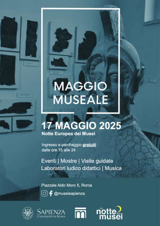 Il polo museale sapienza presenta il programma di maggio museale nell’ambito della notte europea dei musei 2025